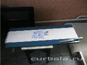 Ремонт дверки кухонного гарнитура обоями.