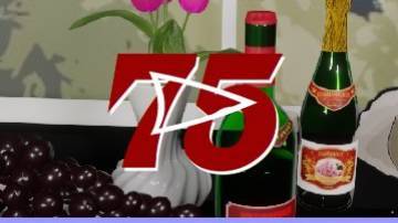 Музыкальные видео поздравления с юбилеем 75 лет.