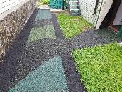 бетонная дорожка с резиновой крошкой