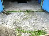 подготовка бетонного покрытия у гаража